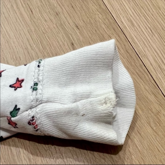 Roller Rabbit Kids Starry Night Christmas Holiday Pajamas Set White Red Green 2T - Picture 7 of 16